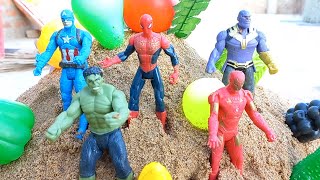 Marvel Infinity War Avengers bigger and smaller transform! Hulk, Thanos, Spider Man! - DuDuPopTOY