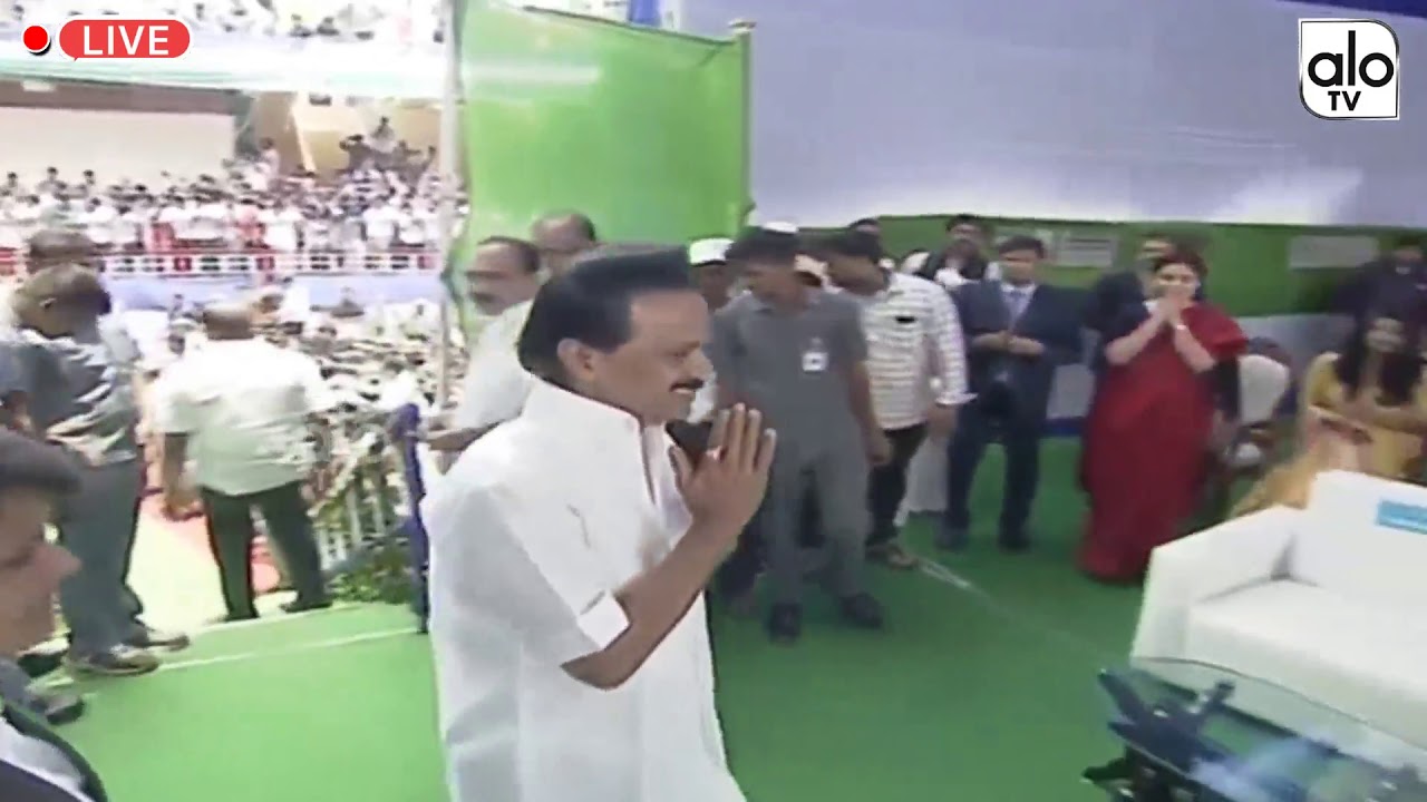 DMK Stalin Dynamic Entry @ YS Jagan Pramana Sweekaram | Ys Jagan Oath | CM Jagan Mohan Reddy |Alo Tv