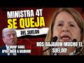 Ministra 4T se QUEJA del SUELDO! Loretta Ortiz