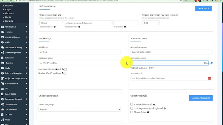 Hướng dẫn cài đặt wordpress cho win 10