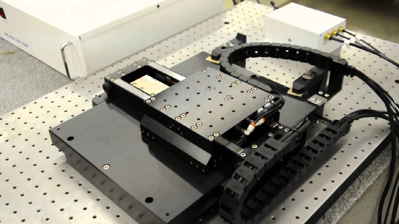 Nelson Air Planar XY Air Bearing Stage 8"x8" Travel YouTube