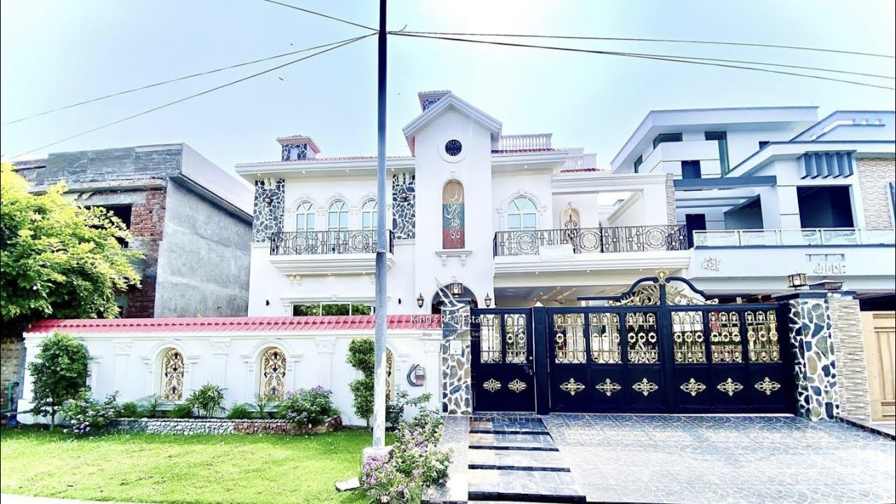 DC Colony Gujranwala 1 Kanal Brand New House For Sale Spanish Elevation Luxury House In