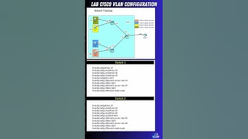 LAB CISCO VLAN CONFIGURATION #cisco #ccna #routingprotocol #ccna200 #vlan