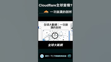 cloudflare全球當機? 一次崩潰的剖析 #cloud #cloudsecurity #podcast #CDN #n8n #error #mcp