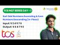 TCS NQT 2026 Coding Questions | Day 1: Sort Odd Ascending & Even Descending (In-Place)