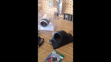 Fox Mustang A Pillar gauge install Autometer Wideband O2 install