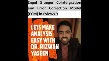 Engle Granger Cointegration & Error Correction Model (ECM) in Eviews (In Urdu with English Subtitles