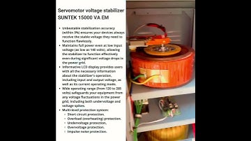 Voltage regulator (stabilizer)  SUNTEK 15KVA