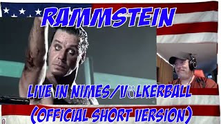 Rammstein - Live in Nimes/Völkerball (Official Short Version)- 4 songs in a row! REACTION - so good!