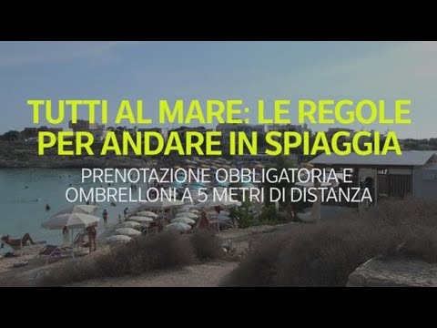 Le regole per andare in spiaggia: prenotazioni obbligatorie e ombrelloni a 5 metri di distanza