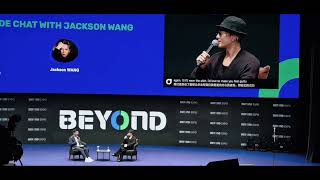 Jackson wang interview on stage Beyond expo Macau 2024