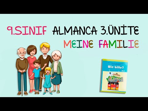 9.Sınıf Almanca | 3.Ünite - Meine Familie (Part 1)