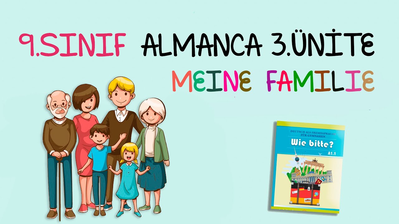 9 Sinif Almanca 3 Unite Meine Familie Part 1 Youtube