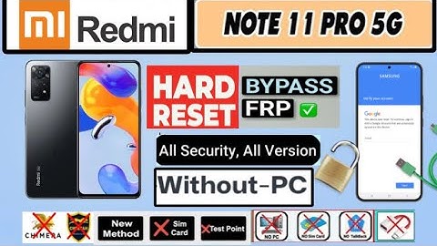 Redmi Note 11 Pro 5G Frp Bypass Without Pc || Redmi Note 11 Pro 5G Google Account Bypass 2025