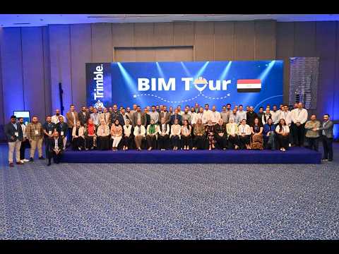 Trimble BIM Tour Egypt 2025 | Real BIM Workflows for Construction Delivery