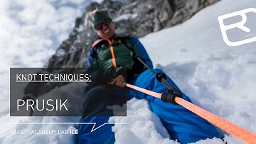 Prusik knots: Guide – friction hitch knots for crevasse rescues – Tutorial (6/18) | LAB ICE
