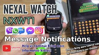 Nexal Watch - Push Notifications Demo WhatsApp Messenger Instagram and more screenshot 5