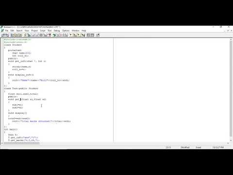 Program to display student info and total marks || Using Single Inheritance || Part-2 || C++ (OOP)