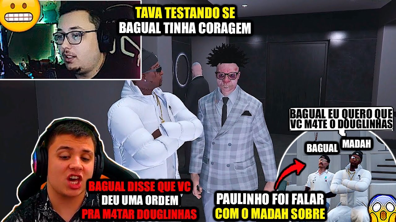 VIXE!😬PAULINHO O LOKO FOI CONVERSAR COM MADAH SOBRE ELE TER MANDADO BAGUAL M4TAR DOUGLINHAS! GTA RP