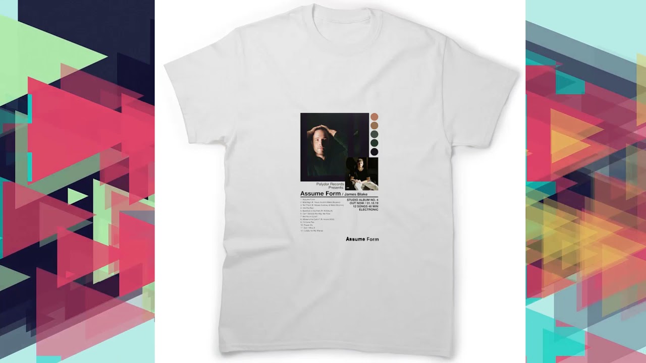 James Black Assume Form Minimalist Album Cover Classic T-Shirt