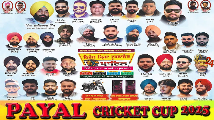 Payal Cosco Cricket Cup 2025 - Final Day