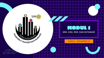 MODUL 1 ERD, CDM, PDM DAN DATABASE 19-114 & 19-139