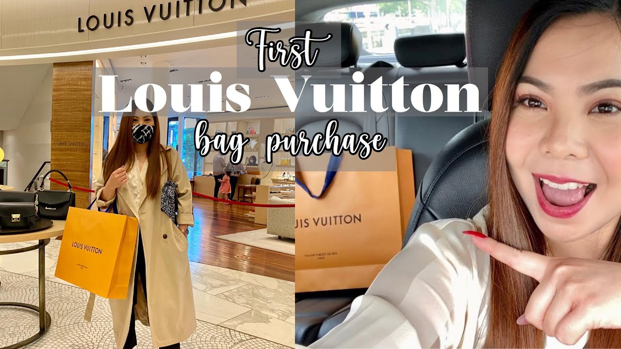 Shop With Me  Buying my first LOUIS VUITTON bag! 