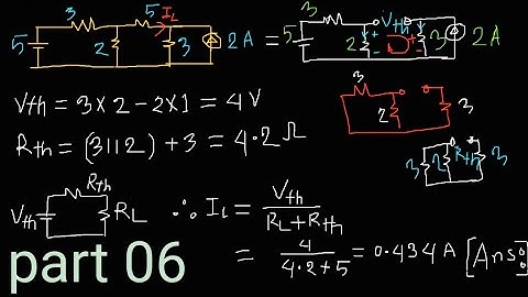 6 DC circuit problem solve using thevenin theorem #thevenintheorem #dc_circuit