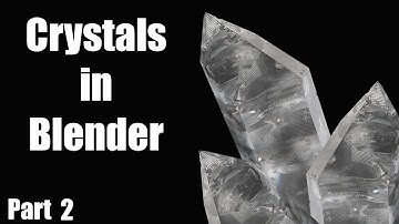 How to make crystal in Blender - geometry nodes Part 2