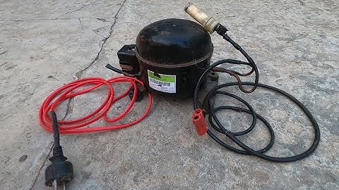 Chế Nhanh Một Chiếc Bơm Hơi Từ Block Tủ Lạnh/ make, inflatable from the refrigerator block.