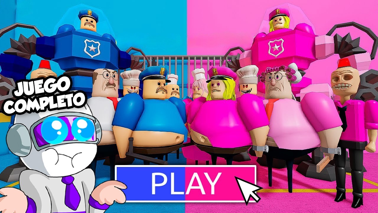 Escapa de la Prision de CHICOS vs CHICAS en Roblox