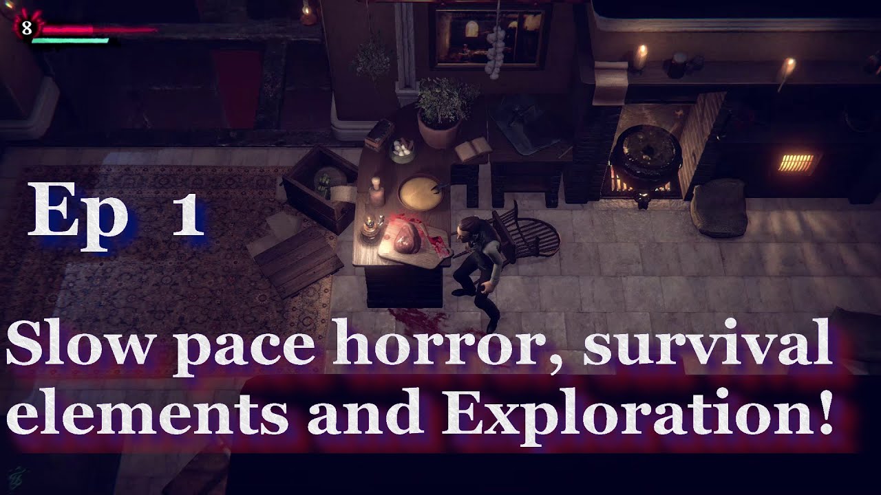 Westmark Manor gameplay - Classic Horror puzzle game with Survival Rpg elements - A lesser Penumbra