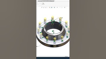 80NB WeldNeck Flange Design In Solidworks| #viral | #shorts | #flange | #weldneckflange