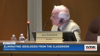 Collier County School Board member's plan to eliminate ideologies from classroom