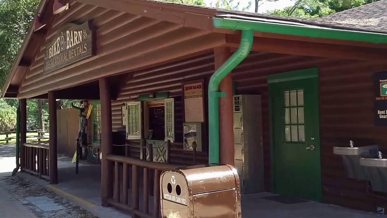 Bike Barn Rental Rent Tire Air for Golf Cart Fort Wilderness Campground