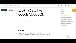 Loading Data into Google Cloud SQL - Qwiklabs #cloudsql #googlecloud #mscubetech