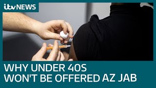 Explained: Why under 40s in the UK won't be offered AstraZeneca Covid jab | ITV News