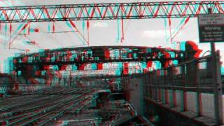 3D Anaglyphic Timelaps Glasgow Trains and Busses