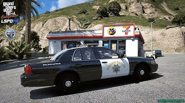 GTA V - LSPDFR 0.4.9🚔 - LA Revo - CHP - Highway Patrol - High Speed Pursuit of Nissan Altima - 4K