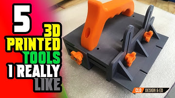 You Can 3D Print Tools!  5 Amazing Printed Tools I really like! #3dprinting #tools @cloeducationtv