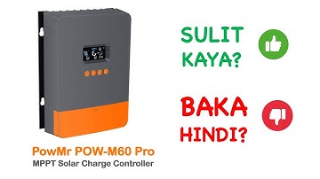 PowMr MPPT SCC Pow-M60 Pro Full Review and Efficiency Test