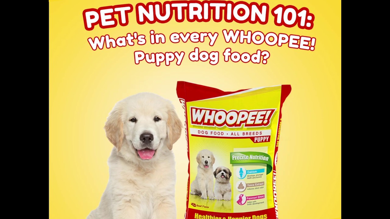 WHOOPEE! Pet Nutrition 101 Puppy - YouTube