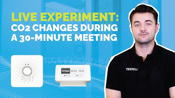 Live Experiment: CO2 changes during a 30-minute meeting