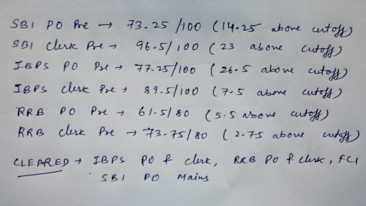 How I Cleared Every Bank Prelims in a Single Year (15-20 Above Cutoffs)🔥