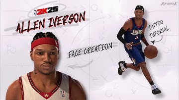 Allen Iverson Face Creation NBA 2K25