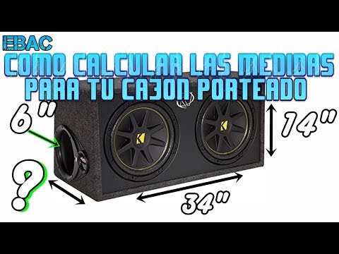 Video: Cómo Calcular Una Caja Para Un Sub