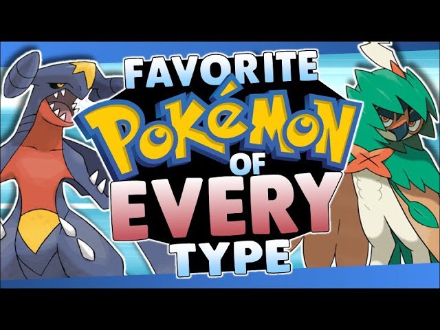 🎄TundraApollo🎄 on X: Here's my Top 5 Pokémon of each type