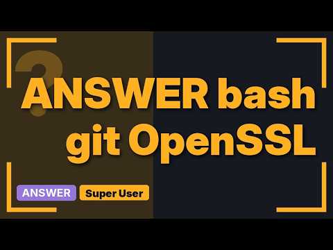 Why do i need prefix openssl with winpty on windows bash? (2 Solutions!!)