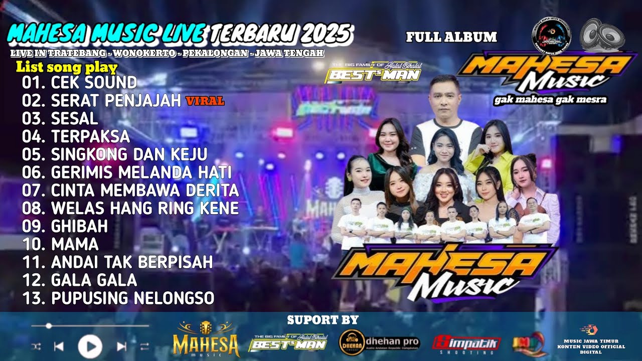 MAHESA MUSIC FULL ALBUM - BEST'MAN COMMUNITY - LIVE WONOKERTO - PEKALONGAN #dhehan_audio