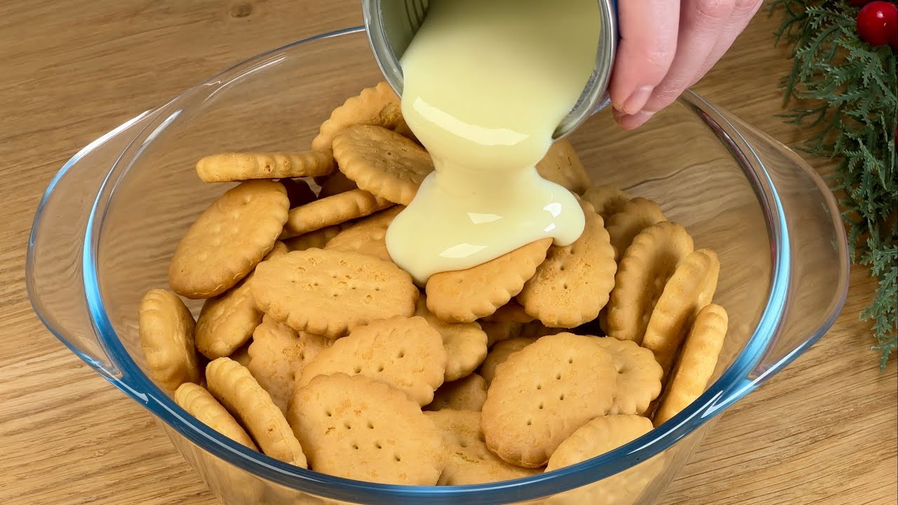 Nur 3 Zutaten! Das beliebteste Dessert des Jahres! Kein Backen!